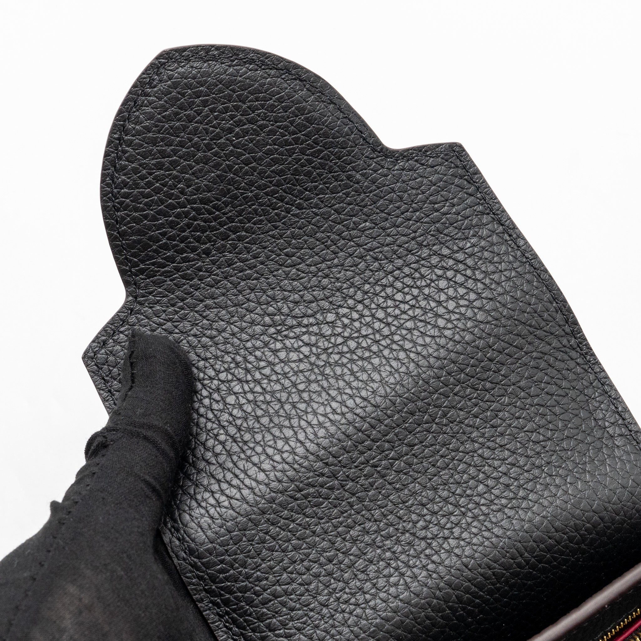 LOUIS VUITTON CAPUCINES BB CALFSKIN BLACK GHW