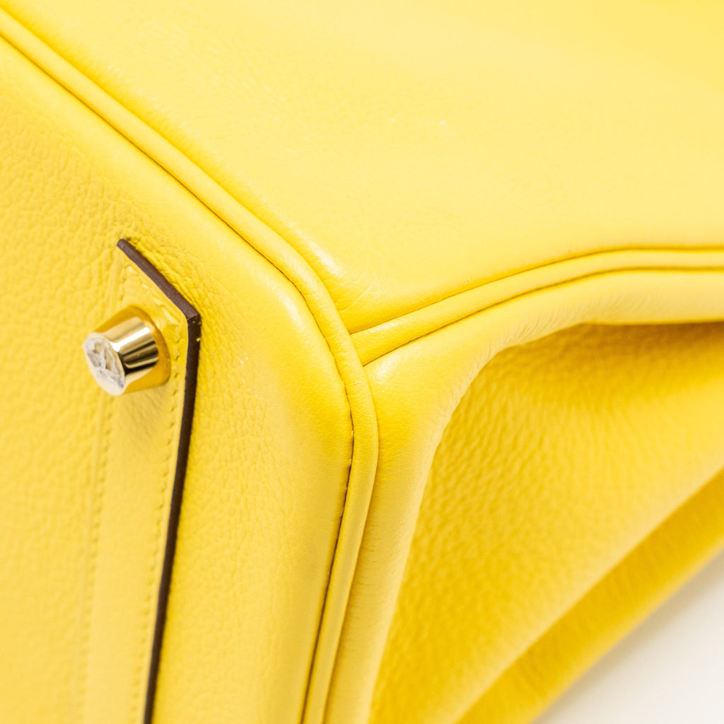 HERMES BIRKIN 30 TAURILLON NOVILLO JAUNE DE NAPLES GHW