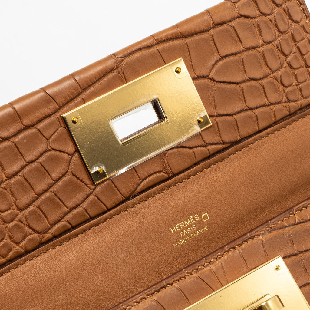 HERMES MINI 24/24 2424-21 TOUCH EVERCOLOR /ALLIGATOR /SWIFT GOLD GHW