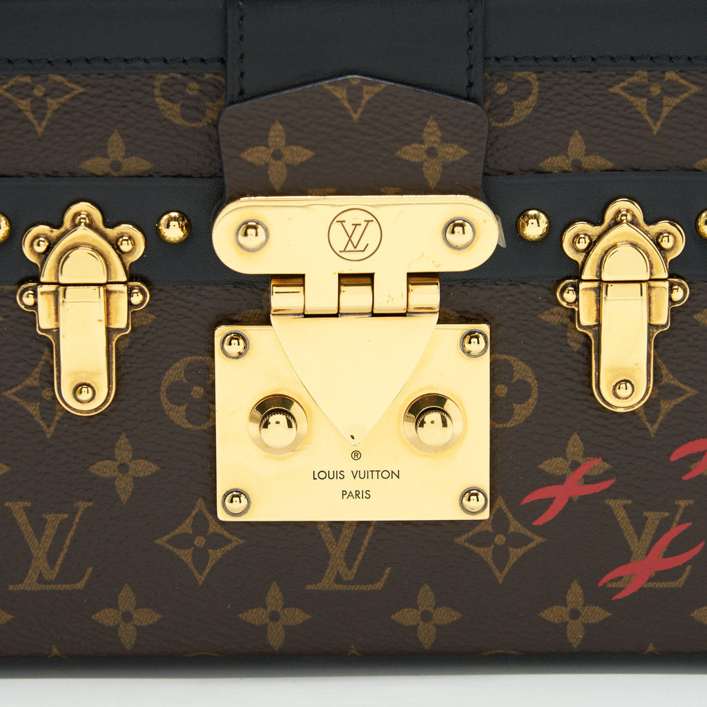 LOUIS VUITTON PETIT MALLE MONOGRAM CANVAS/ BLACK YEAR2016