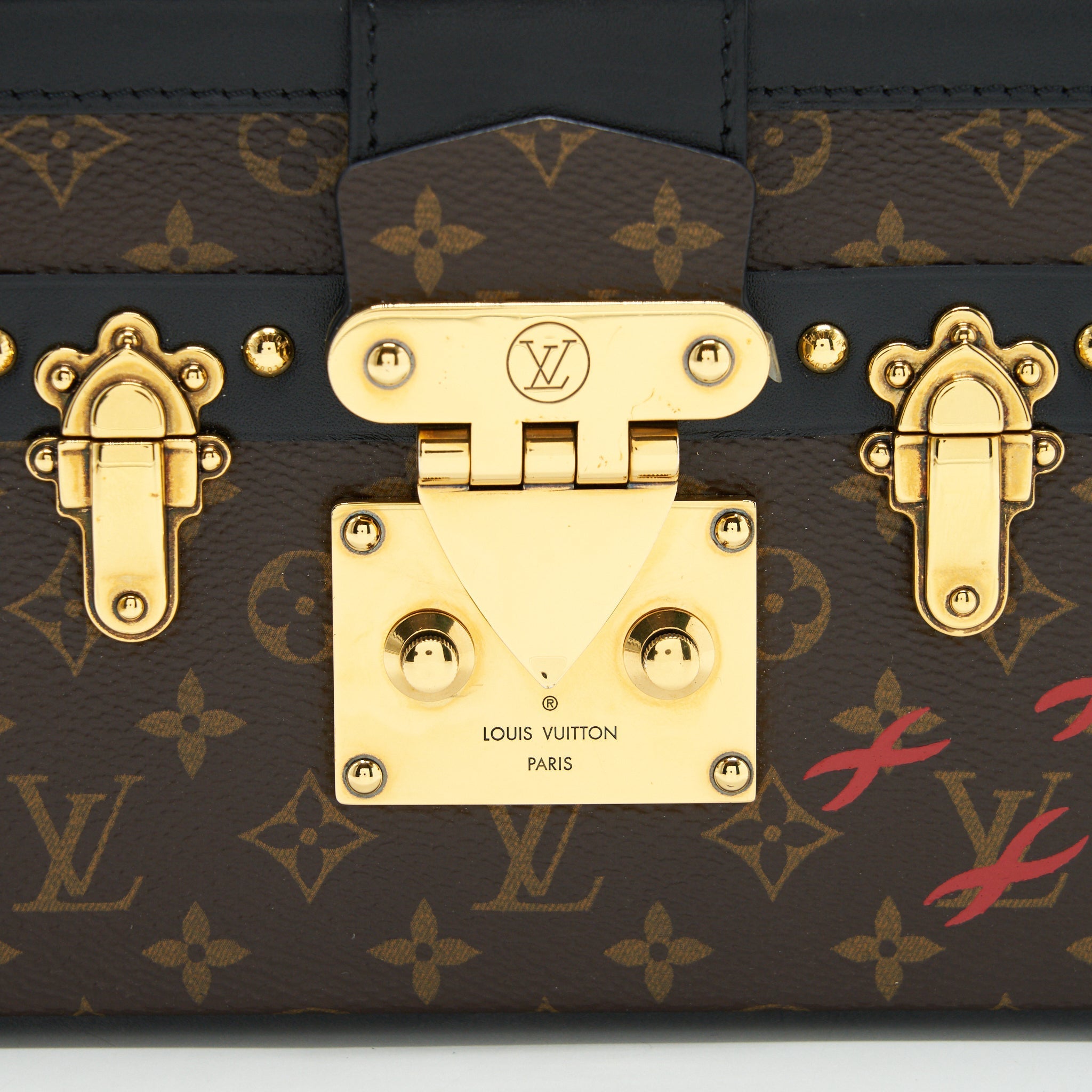 LOUIS VUITTON PETIT MALLE MONOGRAM CANVAS/ BLACK YEAR2016