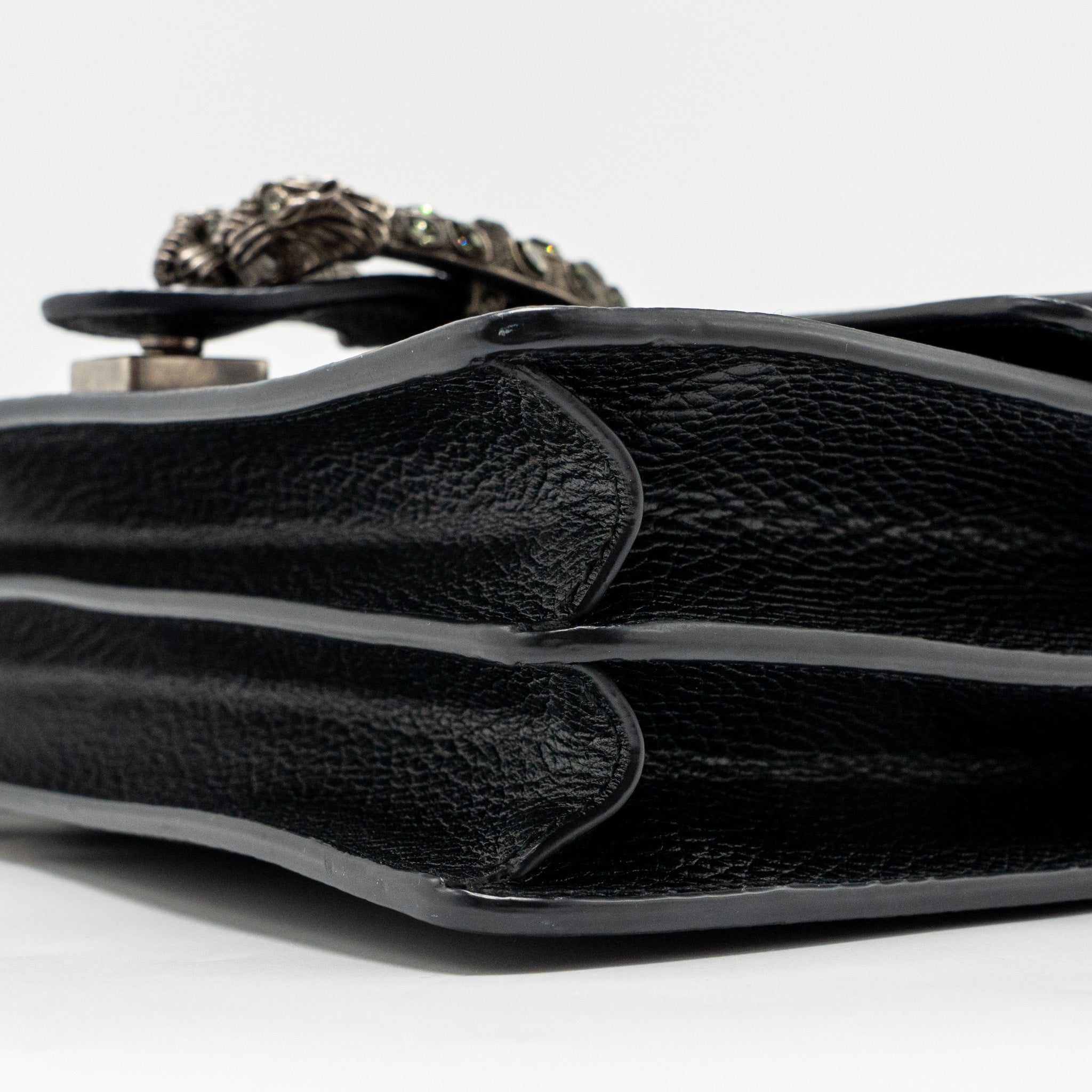GUCCI MEDIUM DIONYSUS SHOULDER BAG CALFSKIN BLACK SHW