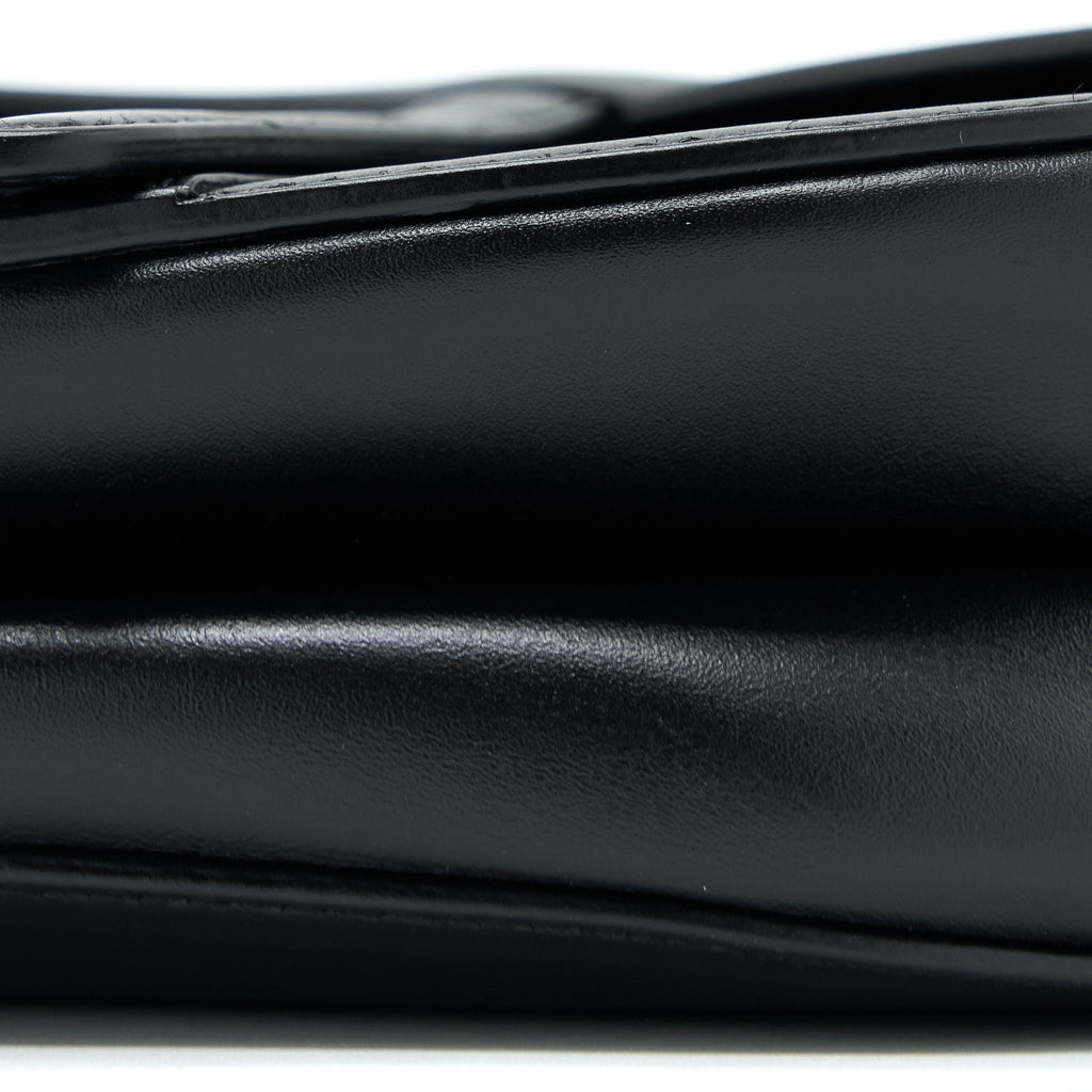 DIOR MEDIUM SADDLE BAG CALFSKIN BLACK SHW