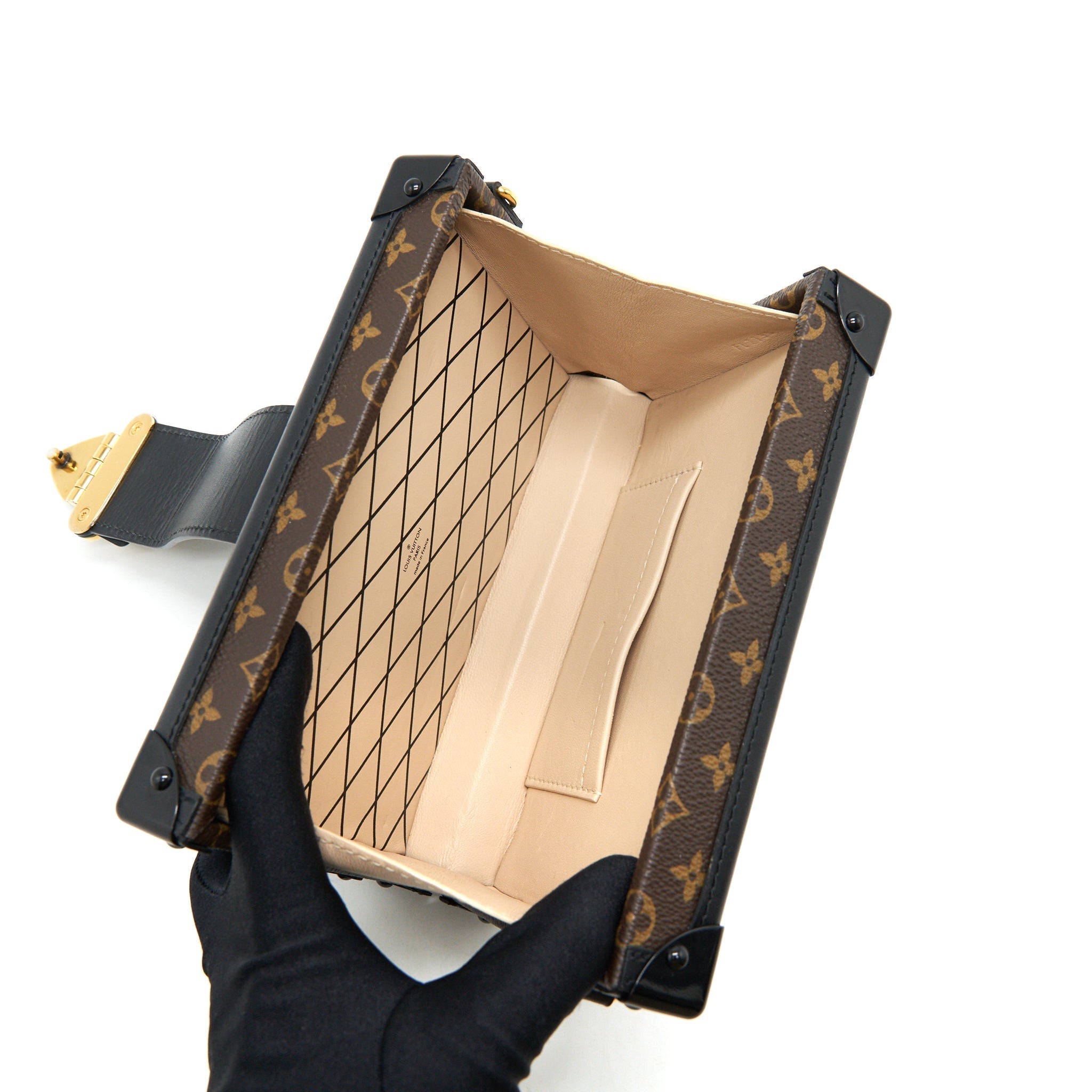 LOUIS VUITTON PETIT MALLE MONOGRAM CANVAS/ BLACK YEAR2016
