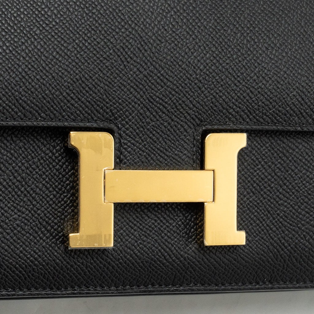 HERMES CONSTANCE ELAN EPSOM BLACK GHW