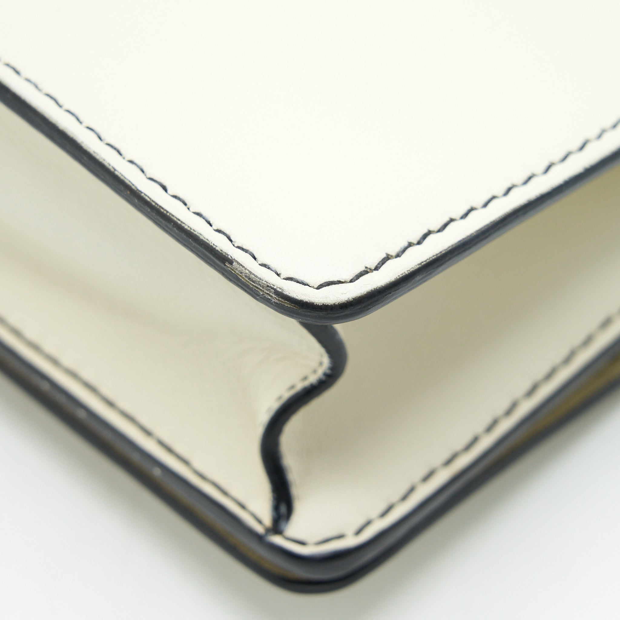 DIOR J'ADIOR FLAP BAG CHAIN BAG CLUTCH WHITE GHW