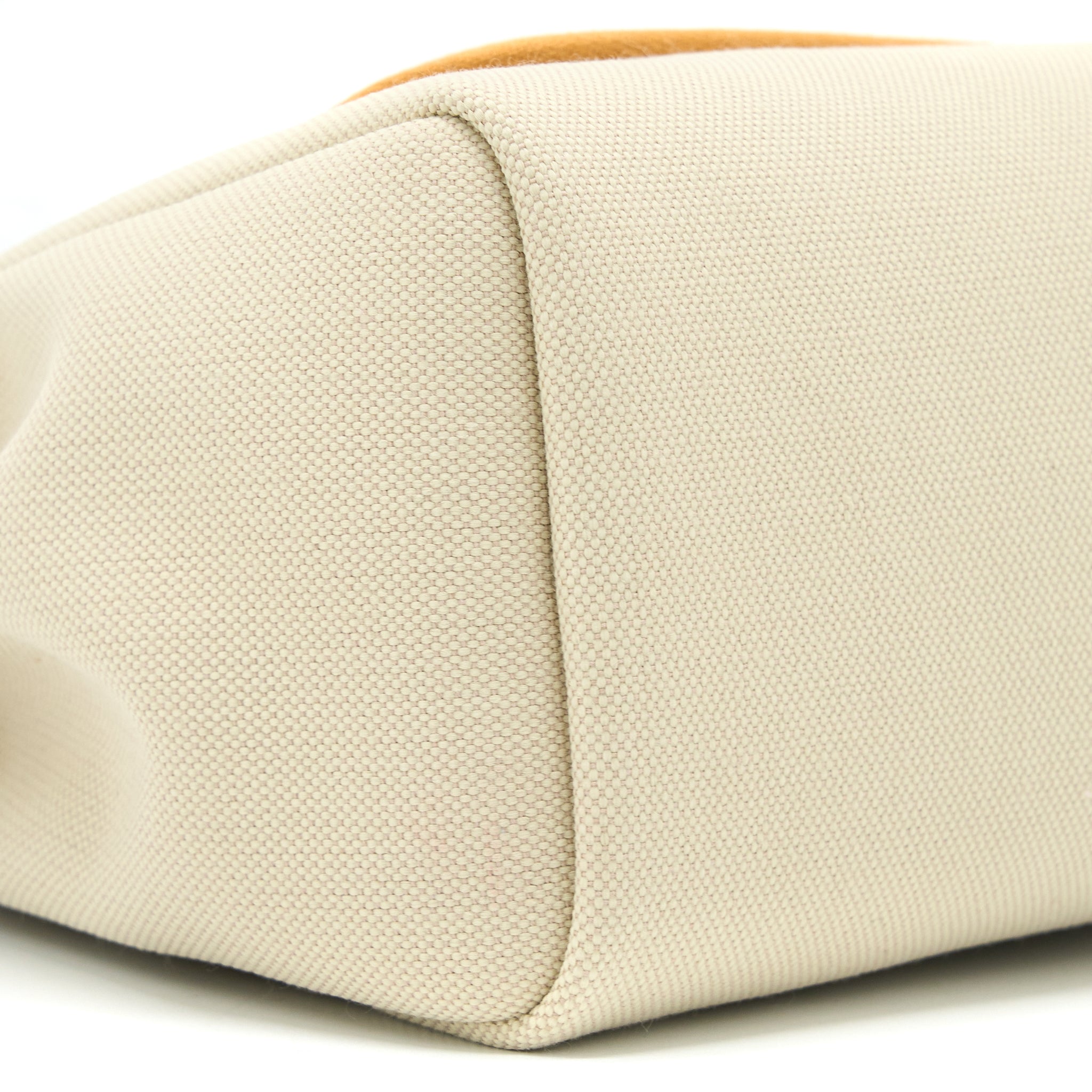 HERMES HERBAG ZIP 31 BAG CANVAS BRETON/NATURAL SABLE/NATA SHW