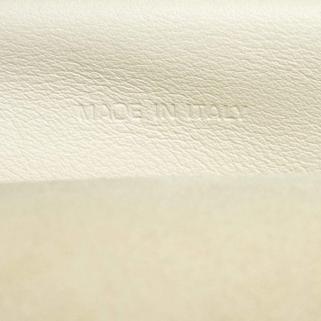 DIOR J'ADIOR FLAP BAG CHAIN BAG CLUTCH WHITE GHW