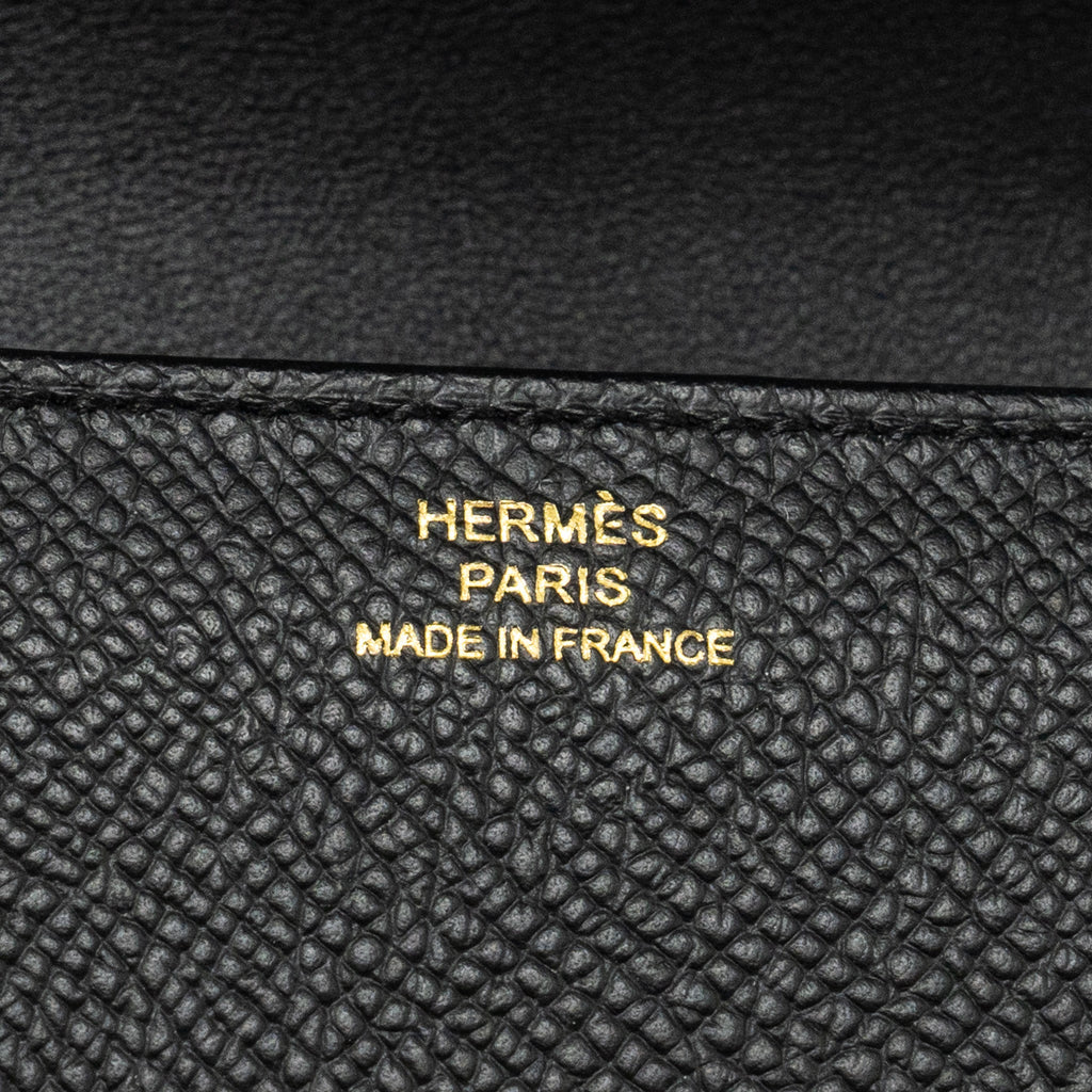HERMES CONSTANCE ELAN EPSOM BLACK GHW