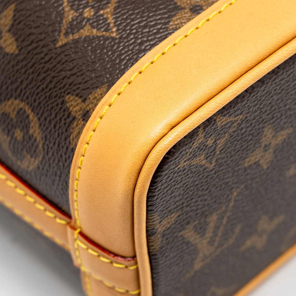 LOUIS VUITTON NANO NOE MONOGRAM CANVAS GHW