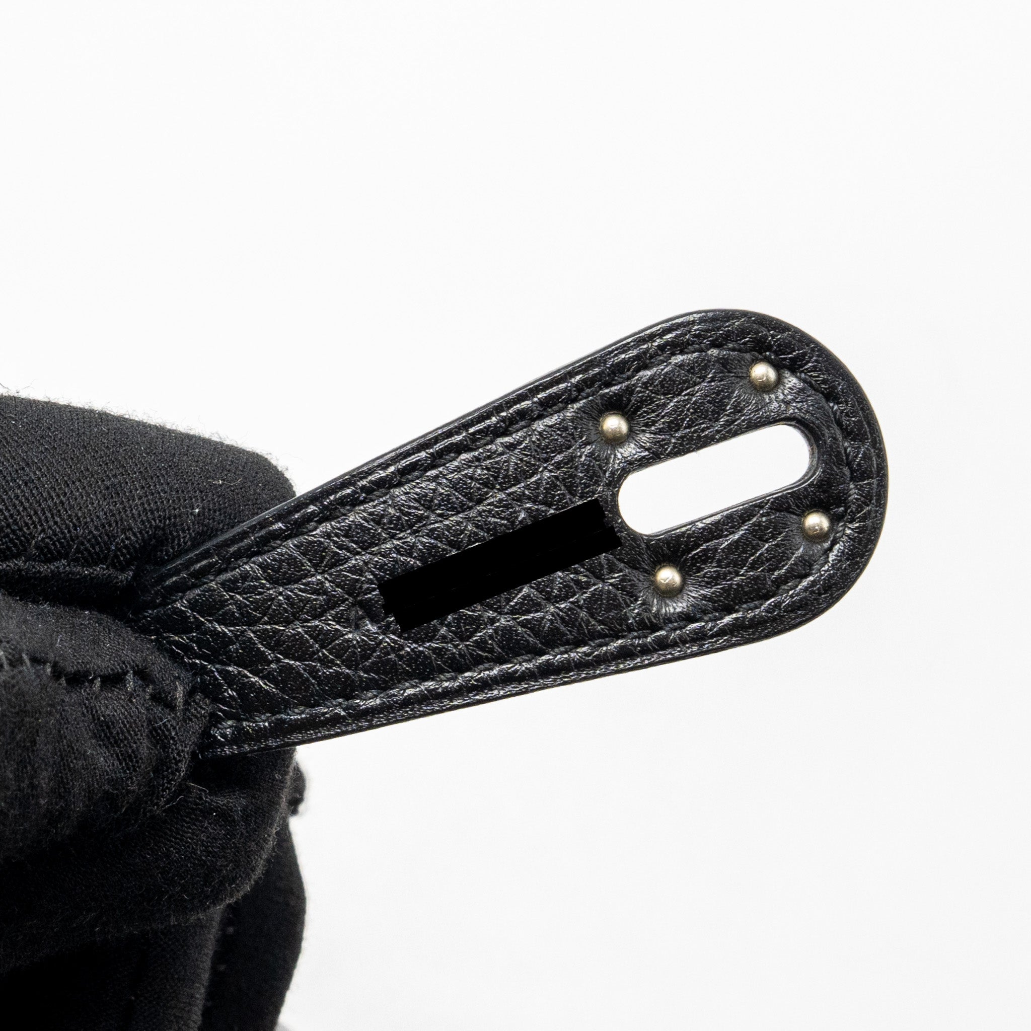 HERMES LINDY 26 CLEMENCE BLACK/TOFFEE SHW