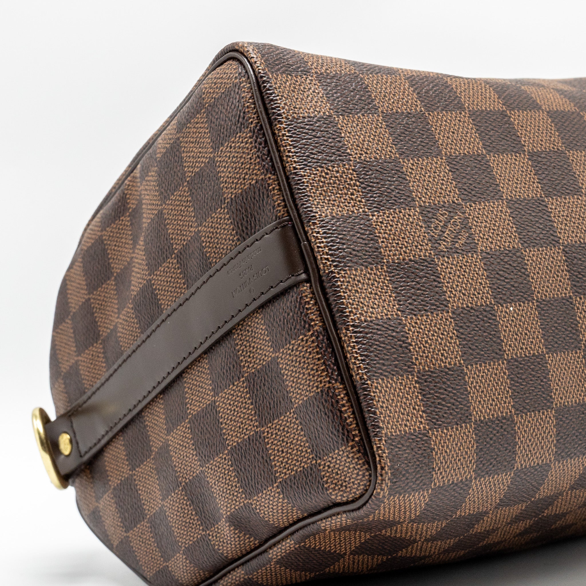 LOUIS VUITTON SPEEDY BANDOULIERE 25 DAMIER EBENE GHW