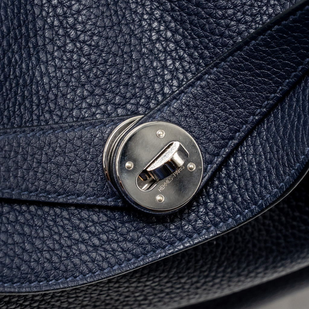 HERMES LINDY 30 CLEMENCE BLUE NUIT SHW
