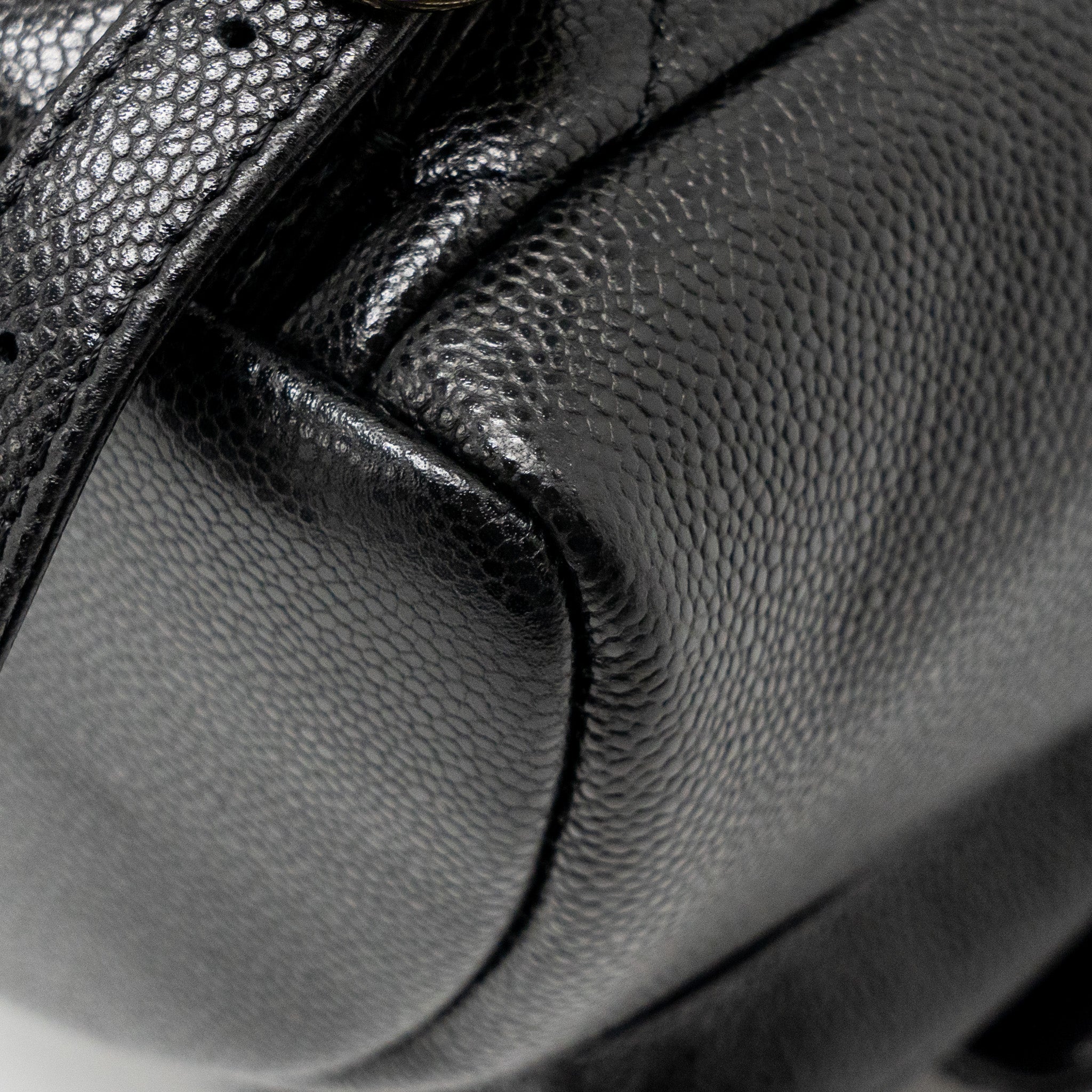 CHANEL TRIPLE PACK DUMA BACKPACK CAVIAR BLACK LGHW (MICROCHIP)