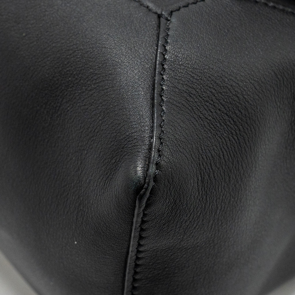 LOEWE PUZZLE HOBO BAG CALFSKIN BLACK GHW