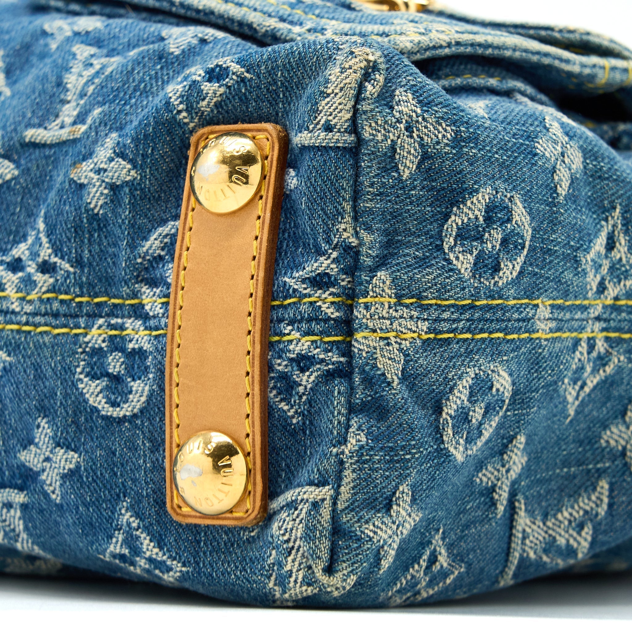 LOUIS VUITTON VINTAGE BAGGY BAG MONOGRAM DENIM GHW