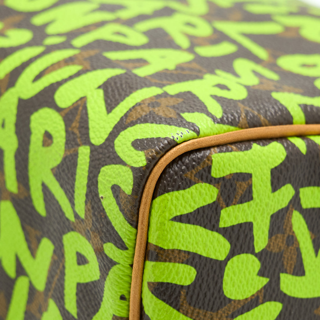 LOUIS VUITTON SPEEDY 30 GRAFFITI STEPHEN SPROUSE LIMITED EDITION WITH AN EXTRA STRAP