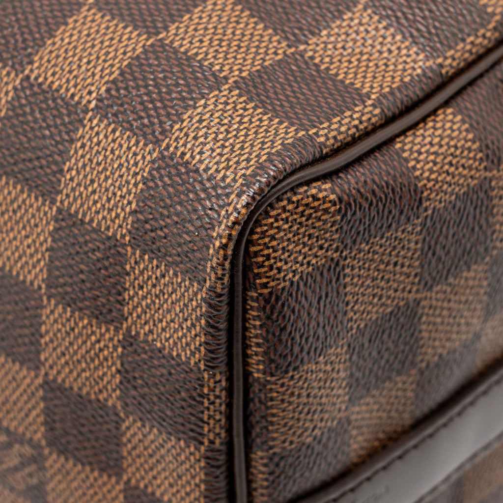 LOUIS VUITTON SPEEDY BANDOULIERE 25 DAMIER EBENE GHW