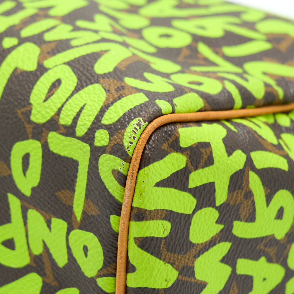 LOUIS VUITTON SPEEDY 30 GRAFFITI STEPHEN SPROUSE LIMITED EDITION WITH AN EXTRA STRAP