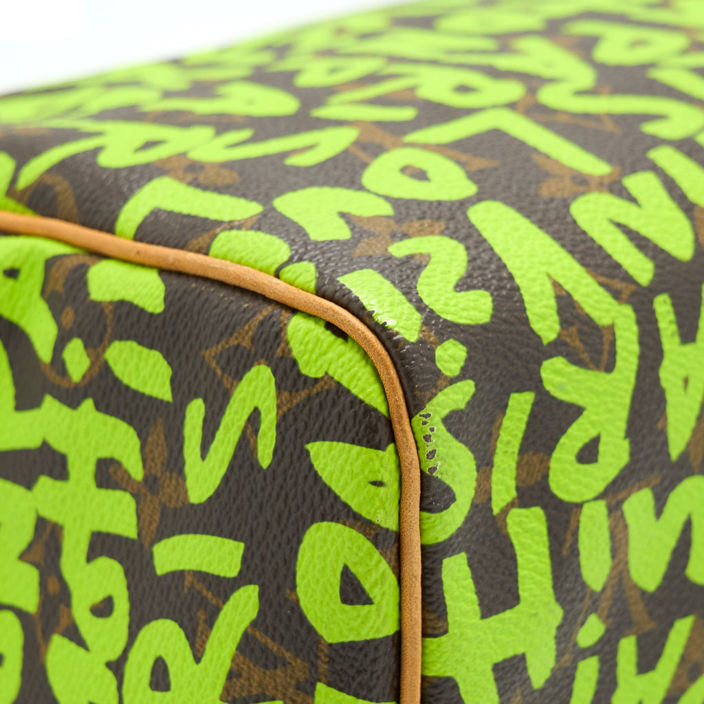 LOUIS VUITTON SPEEDY 30 GRAFFITI STEPHEN SPROUSE LIMITED EDITION WITH AN EXTRA STRAP