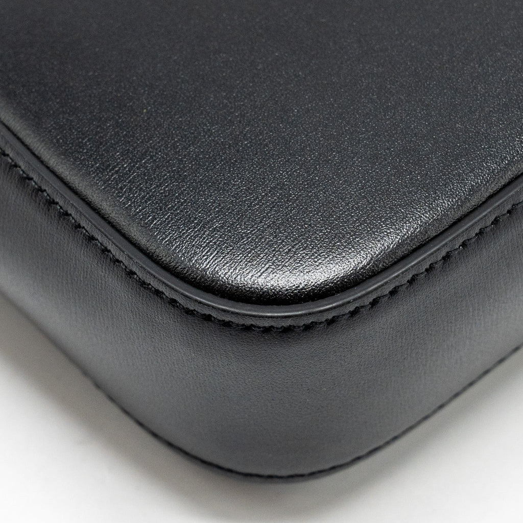 CELINE MINI CLAUDE CALFSKIN BLACK GHW