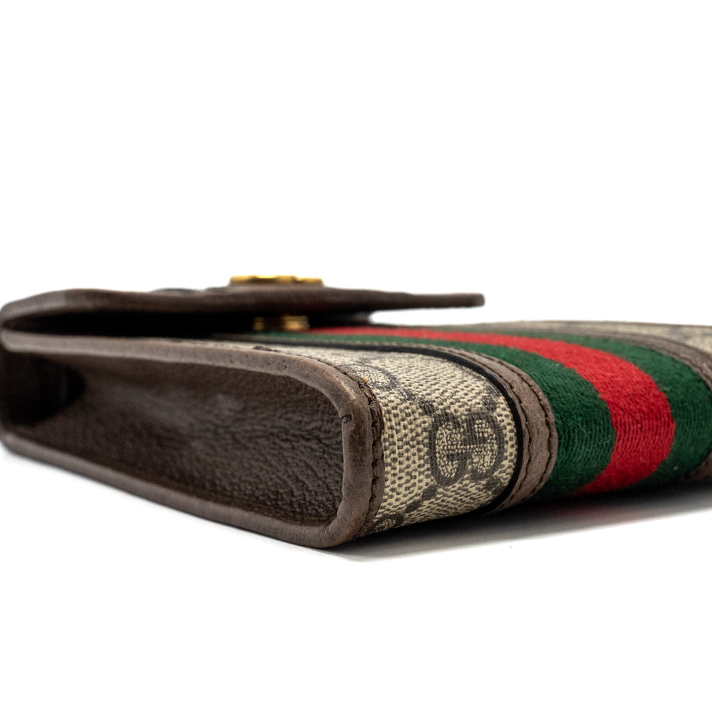 GUCCI OPHIDIA GG VERTICAL FLAP MINI BAG GG SUPERMEN CANVAS / CALFSKIN MULTICOLOUR GHW