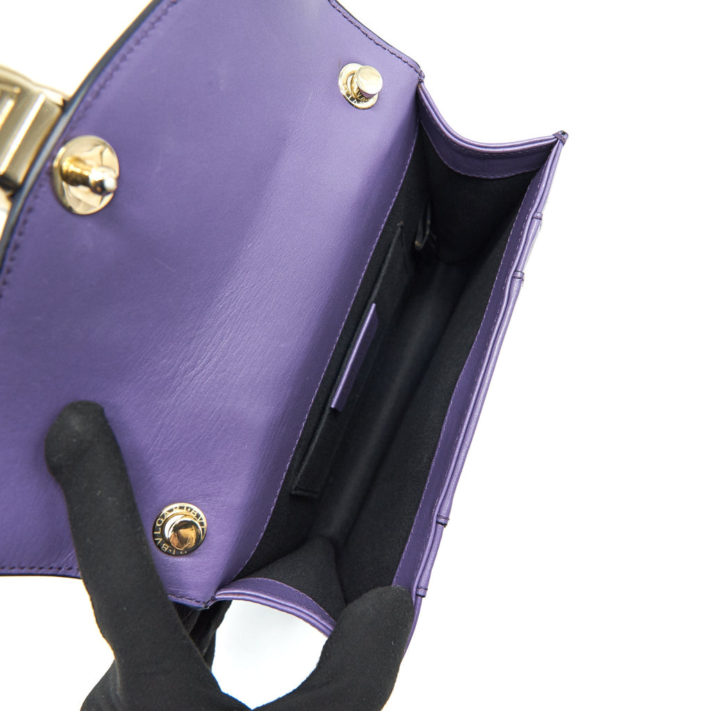 BVLGARI SERPENTI FOREVER CROSSBODY BAG PURPLE