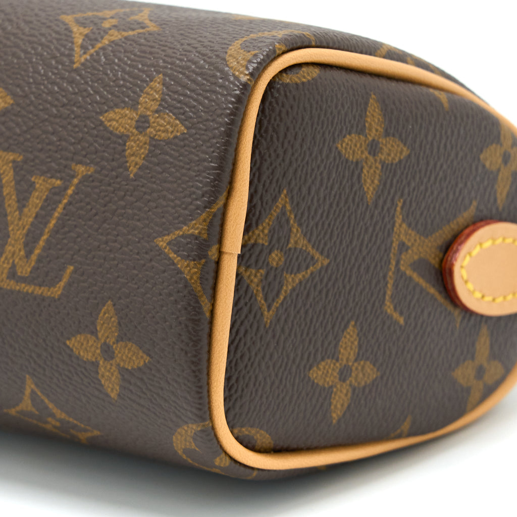 LOUIS VUITTON NANO SPEEDY MONOGRAM CANVAS GHW (NEW VERSION)