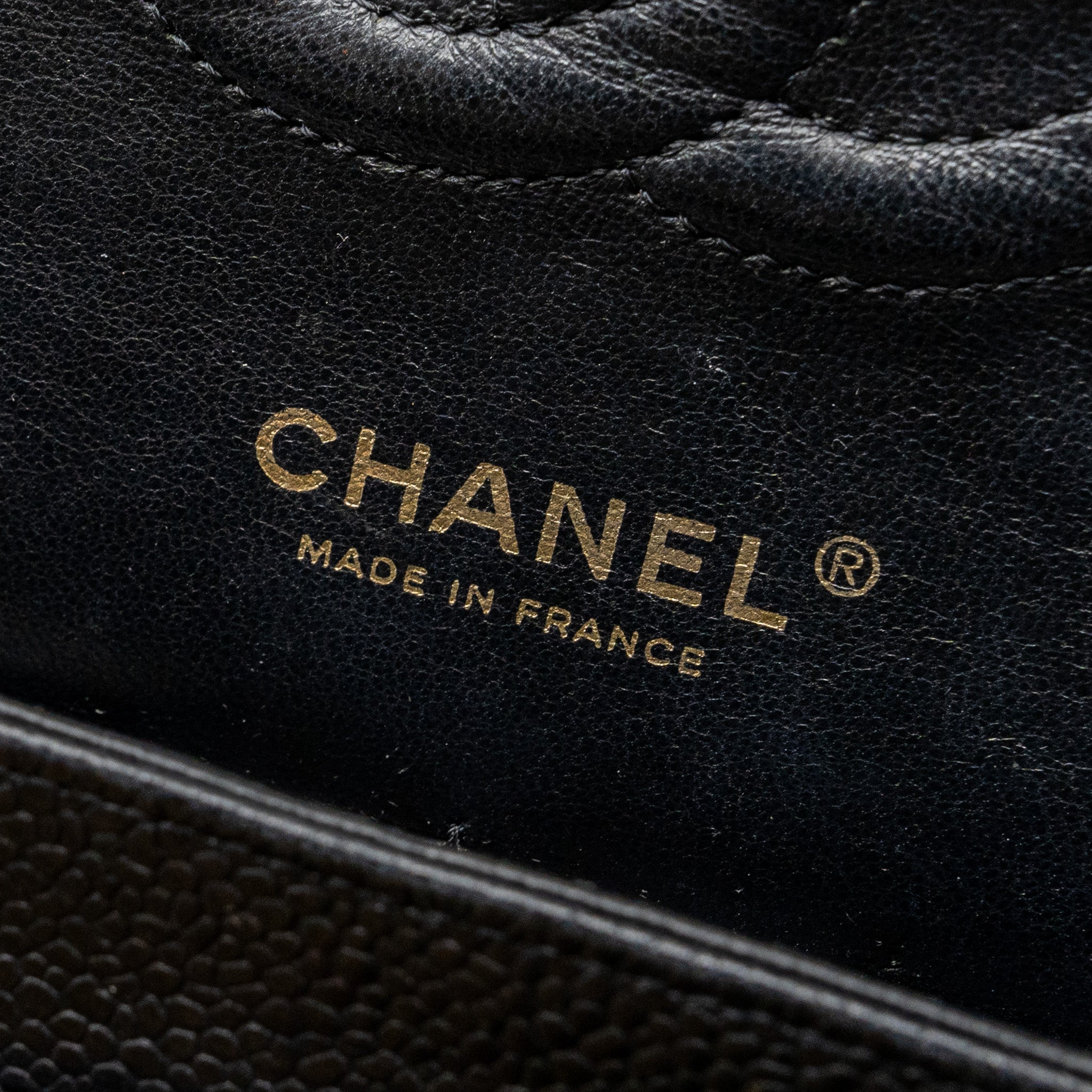 CHANEL MEDIUM CLASSIC DOUBLE FLAP BAG CAVIAR BLACK GHW