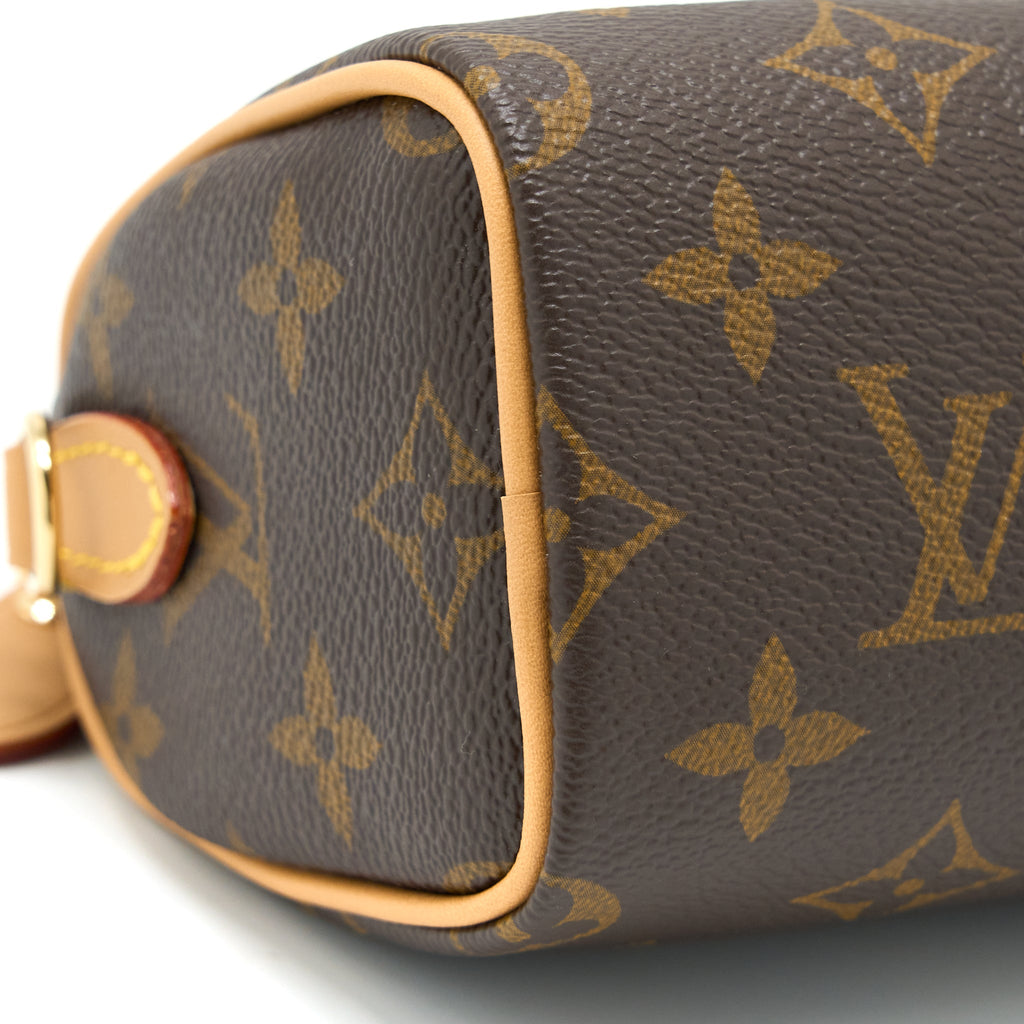 LOUIS VUITTON NANO SPEEDY MONOGRAM CANVAS GHW (NEW VERSION)