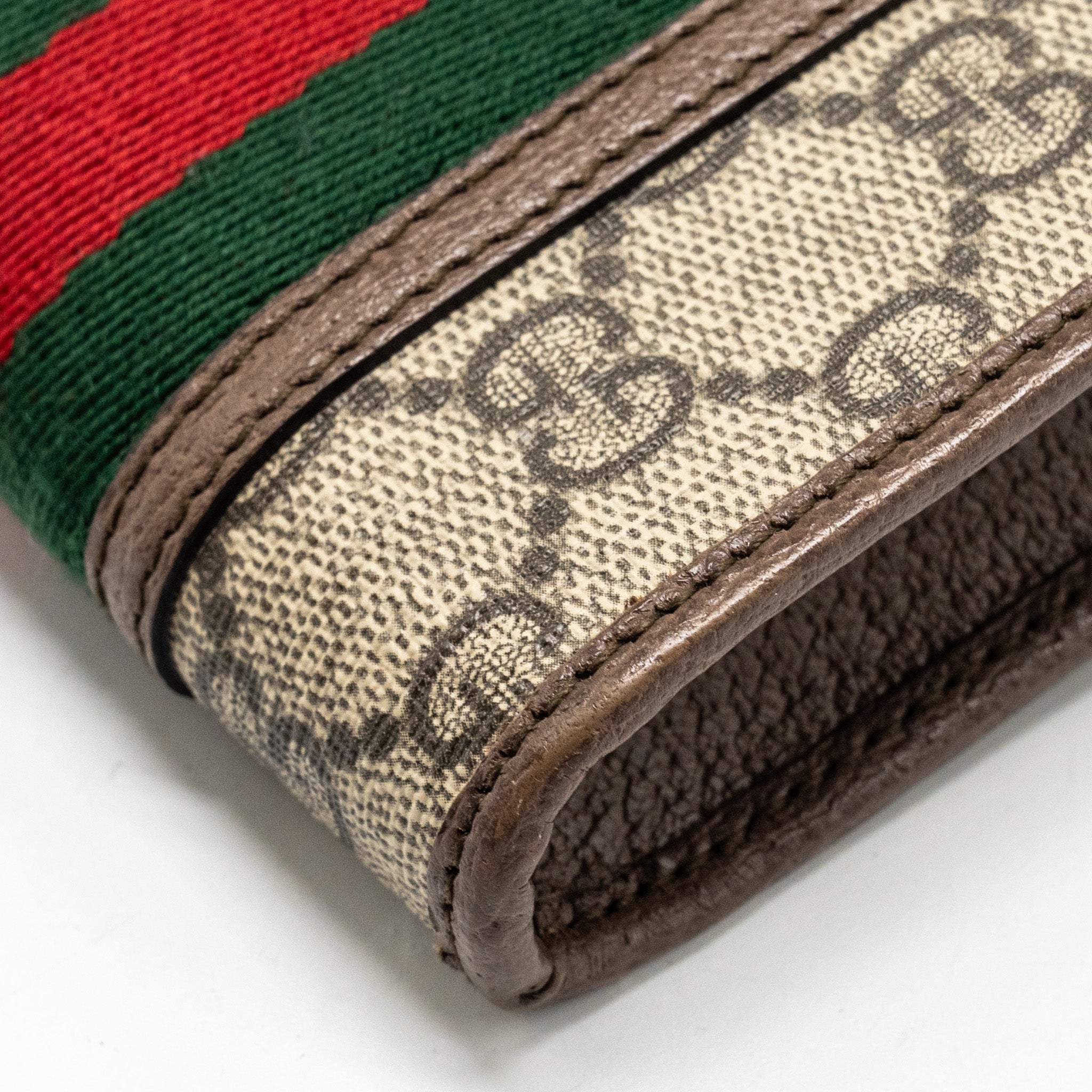 GUCCI OPHIDIA GG VERTICAL FLAP MINI BAG GG SUPERMEN CANVAS / CALFSKIN MULTICOLOUR GHW