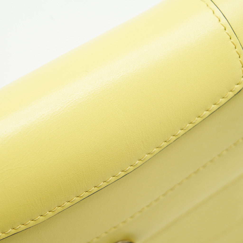 BVLGARI SERPENTI FLAP SHOULDER BAG YELLOW