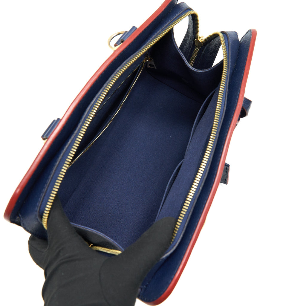 LOUIS VUITTON EPI LEATHER TOTE BAG NAVY