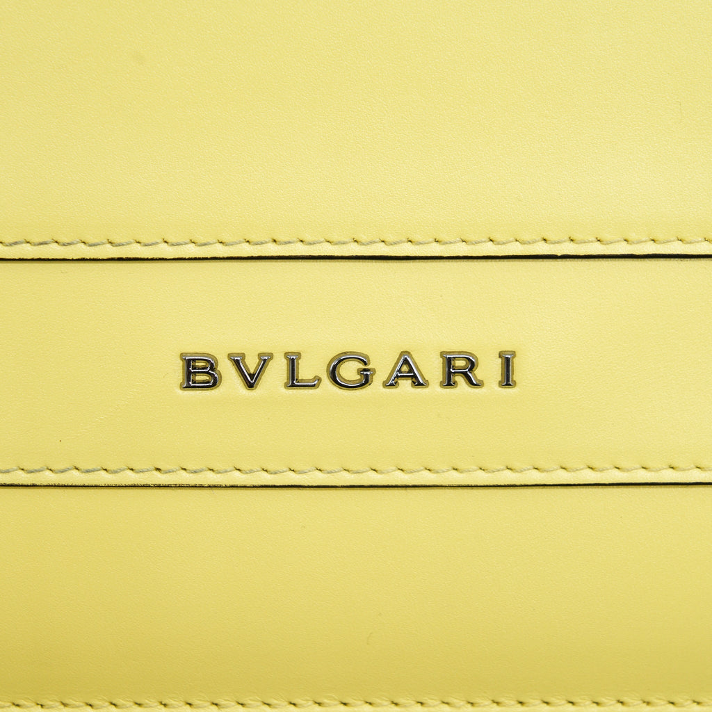 BVLGARI SERPENTI FLAP SHOULDER BAG YELLOW