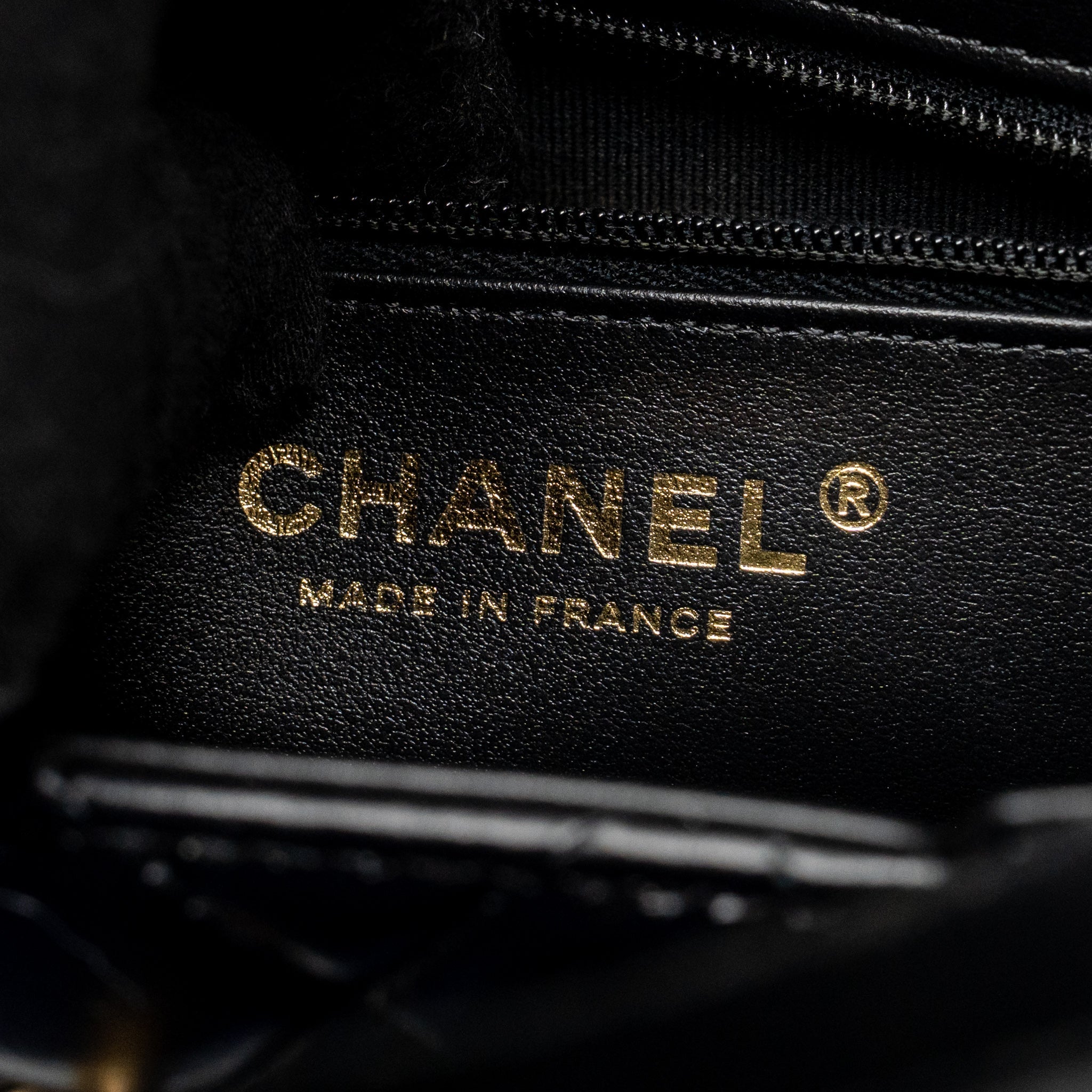 CHANEL MINI KELLY SHOPPING TOTE BAG CALFSKIN BLACK GHW (MICROCHIP)