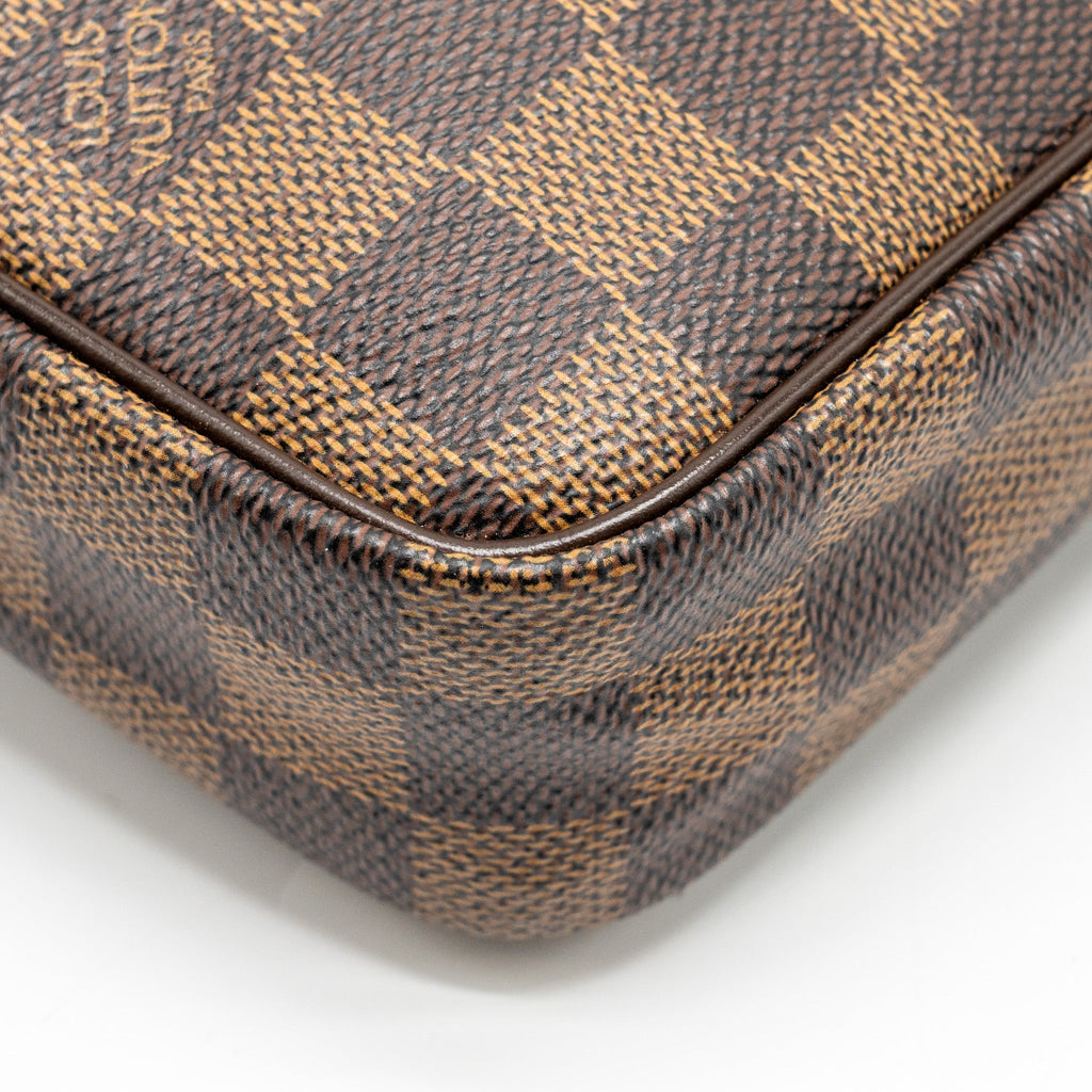 LOUIS VUITTON POUCH DAMIER EBENE GHW