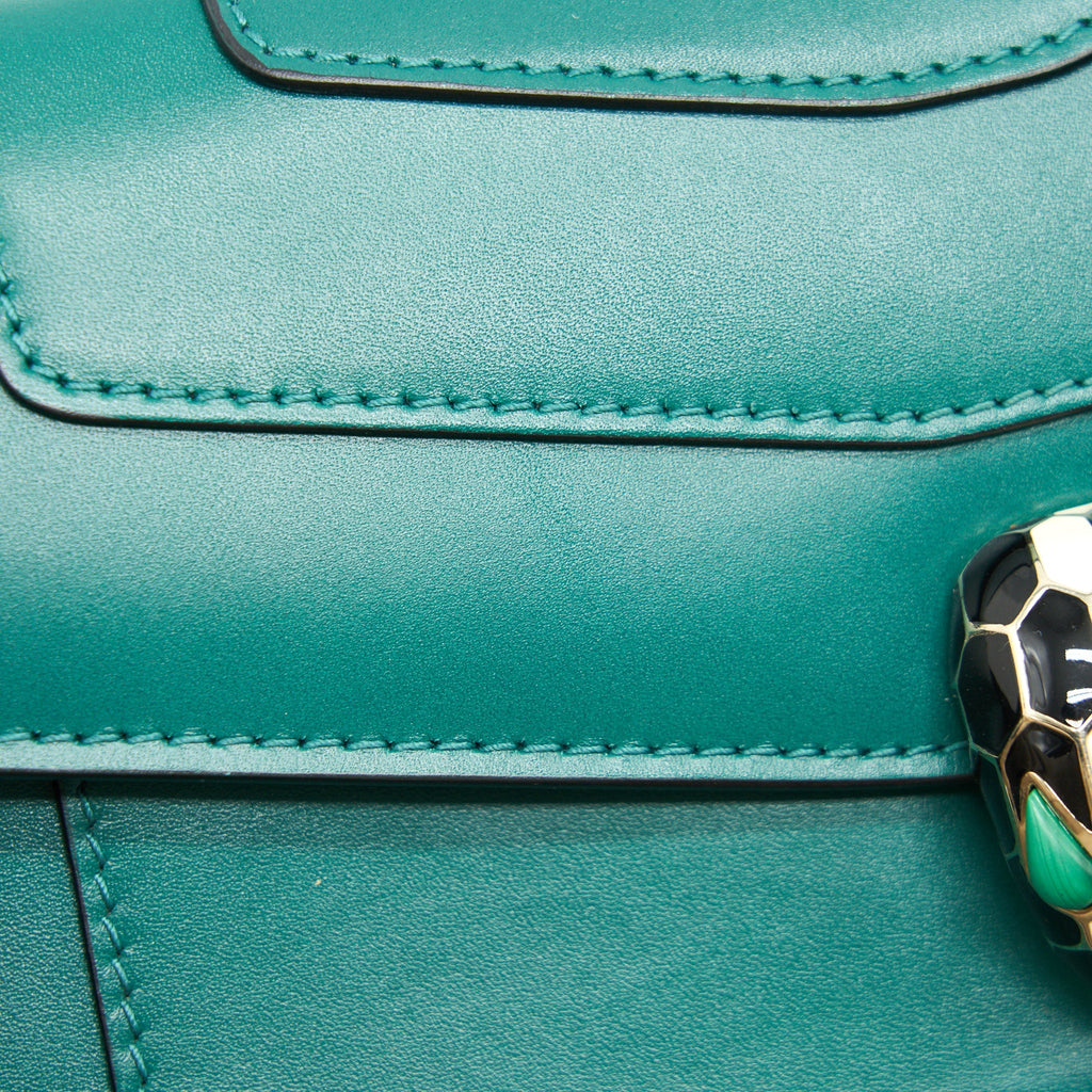 BVLGARI SERPENTI FOREVER CROSSBODY BAG GREEN
