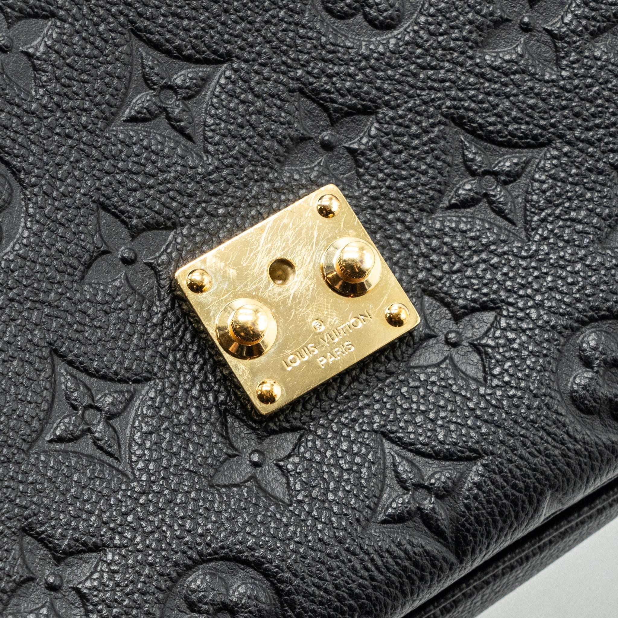 LOUIS VUITTON MÉTIS POCHETTE MONOGRAM EMPREINTE BLACK GHW(NEW VERSION)