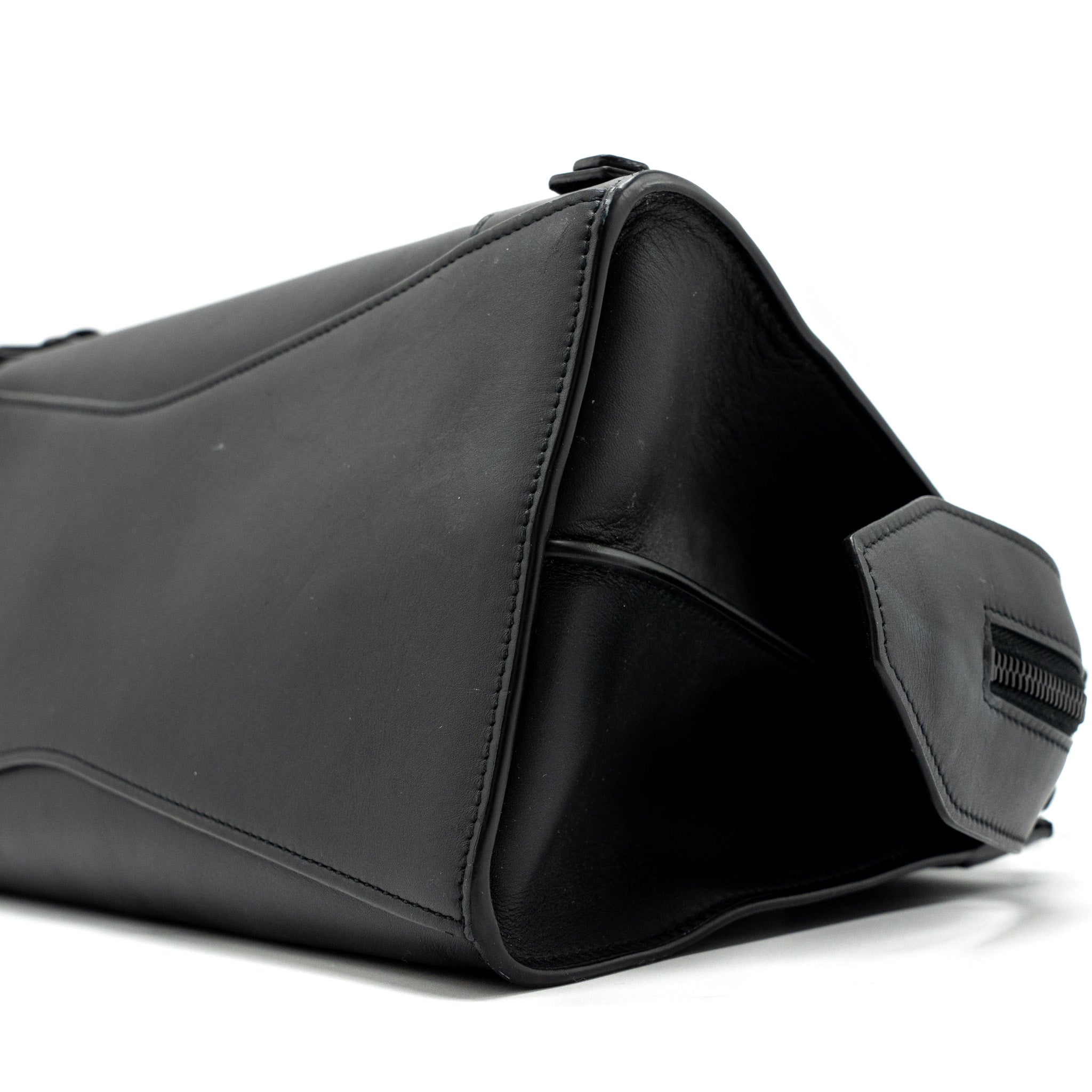 BALENCIAGA NEO CLASSIC SMALL HANDBAG CALFSKIN BLACK BLACK/RUTHENIUM HARDWARE