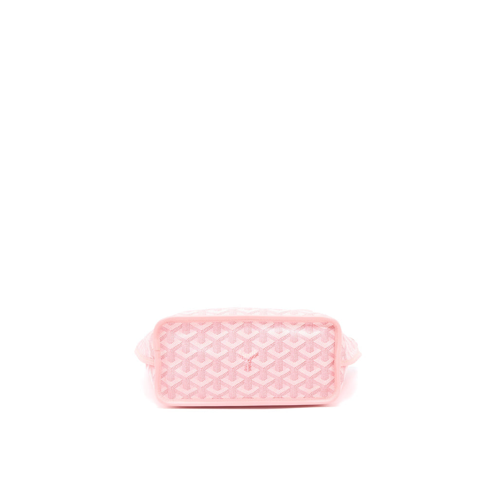 GOYARD LIMITED EDITION ANJOU MINI BAG CANVAS/CALFSKIN PINK SHW