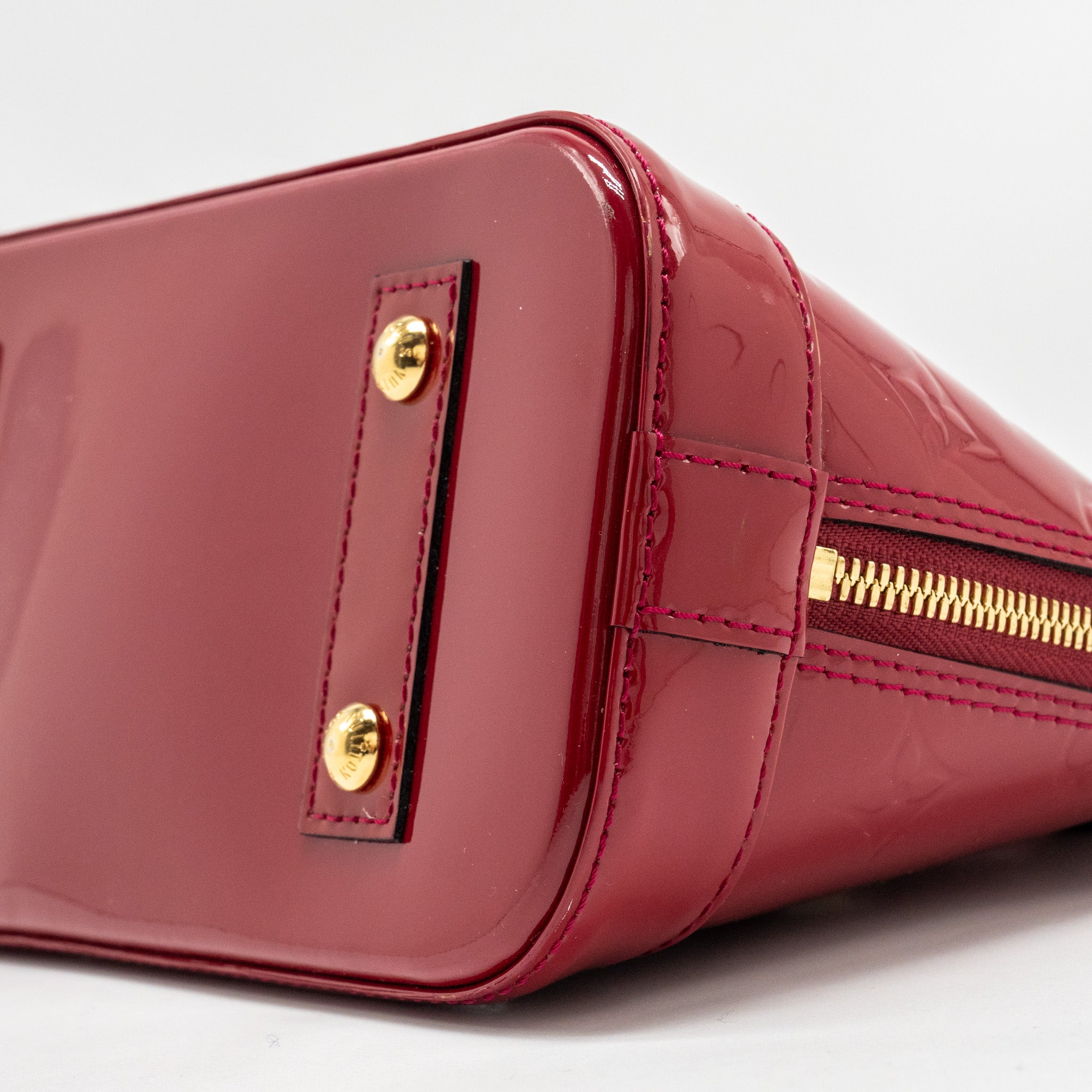 LOUIS VUITTON ALMA BB PATENT INDIAN ROSE GHW