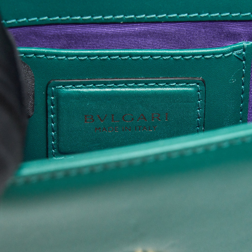 BVLGARI SERPENTI FOREVER CROSSBODY BAG GREEN