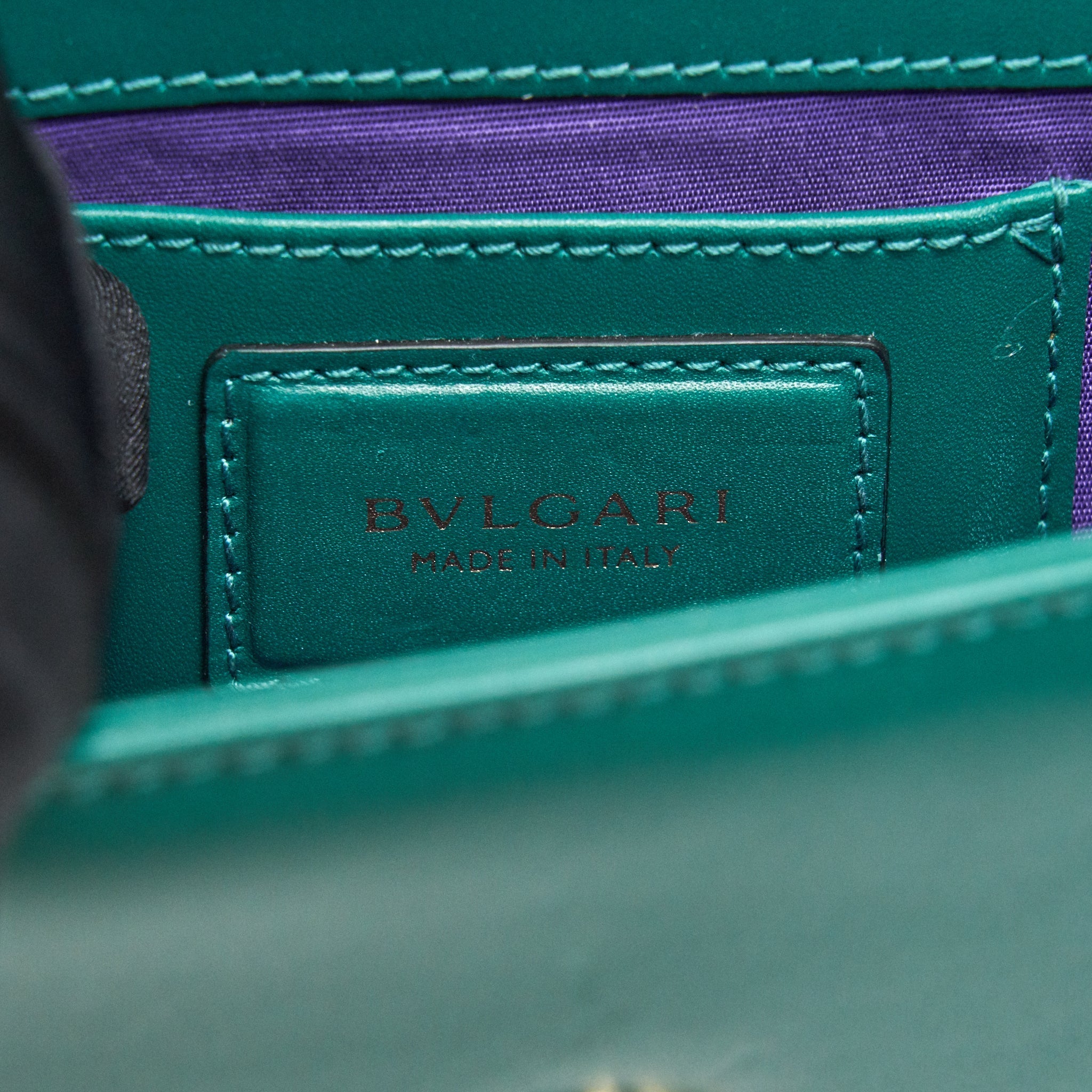 BVLGARI SERPENTI FOREVER CROSSBODY BAG GREEN