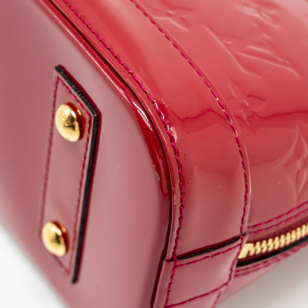 LOUIS VUITTON ALMA BB PATENT INDIAN ROSE GHW