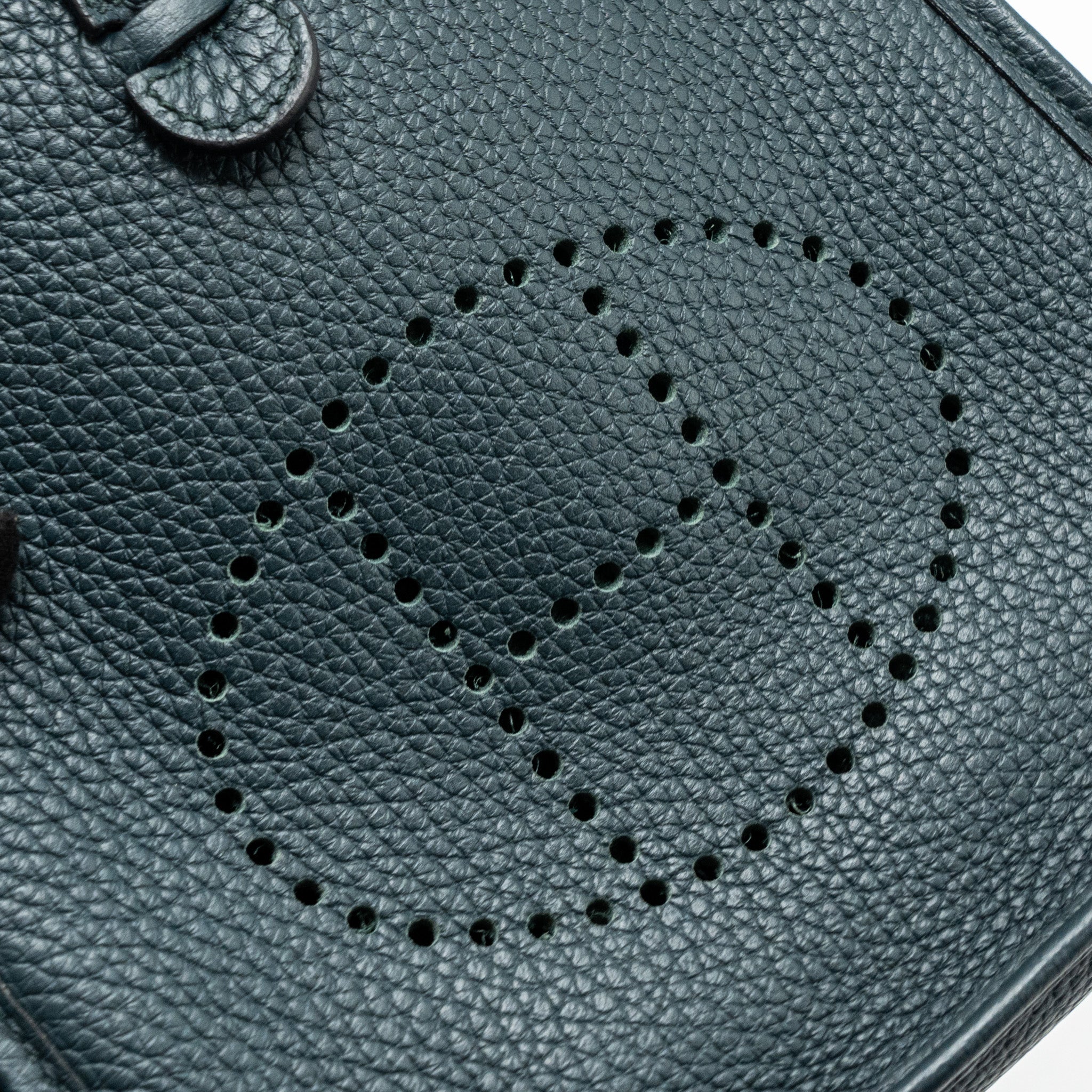 HERMES MINI EVELYNE CLEMENCE VERT CYPRES GHW