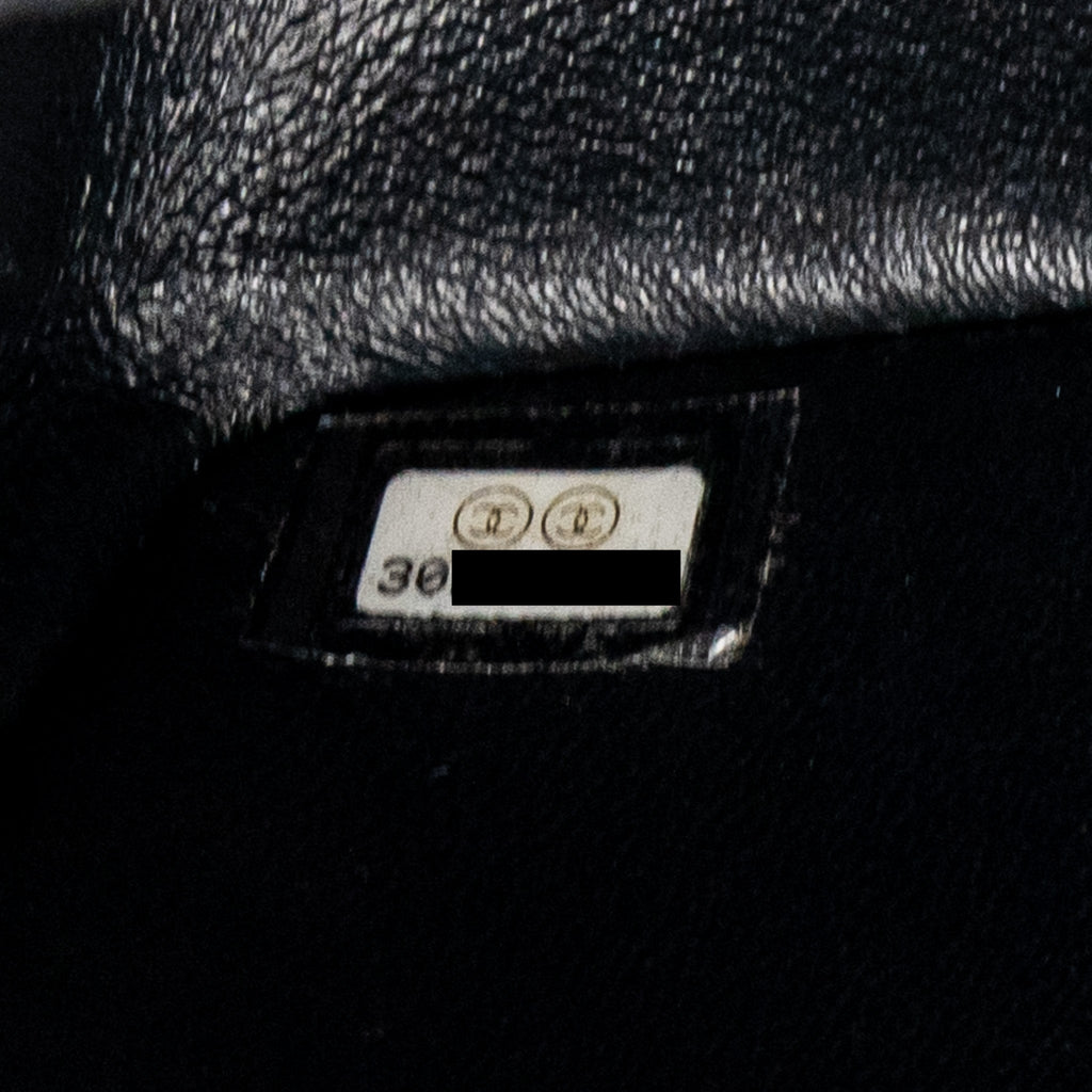 CHANEL MINI 2.55 REISSUE FLAP BAG AGED CALFSKIN BLACK GHW