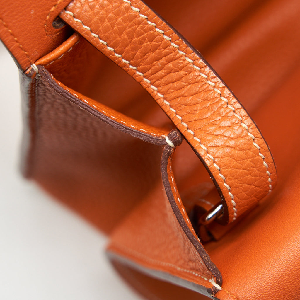 HERMES HALZAN 31 CLEMENCE ORANGE SHW