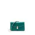 BVLGARI SERPENTI FOREVER CROSSBODY BAG CALFSKIN GREEN LGHW