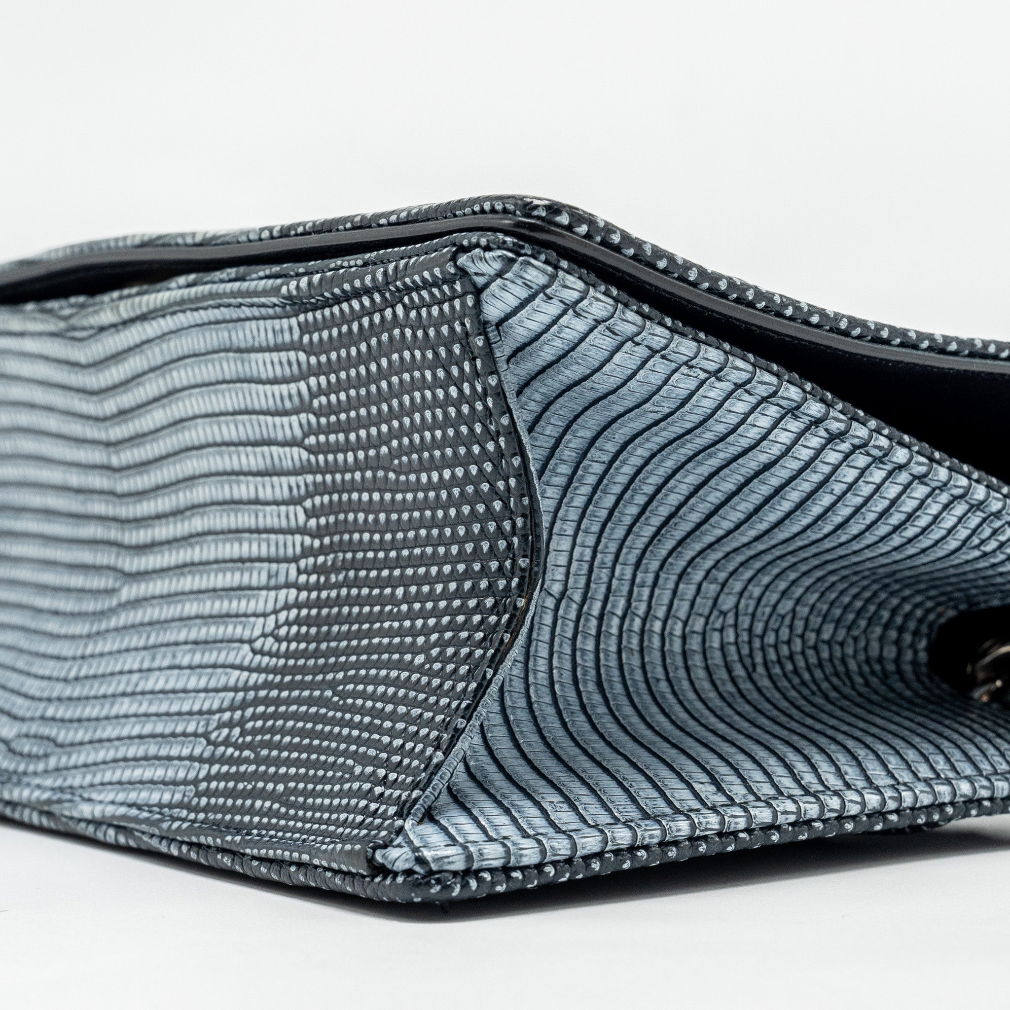 DIOR SMALL DIORAMA LIZARD SILVER/MULTICOLOUR SHW