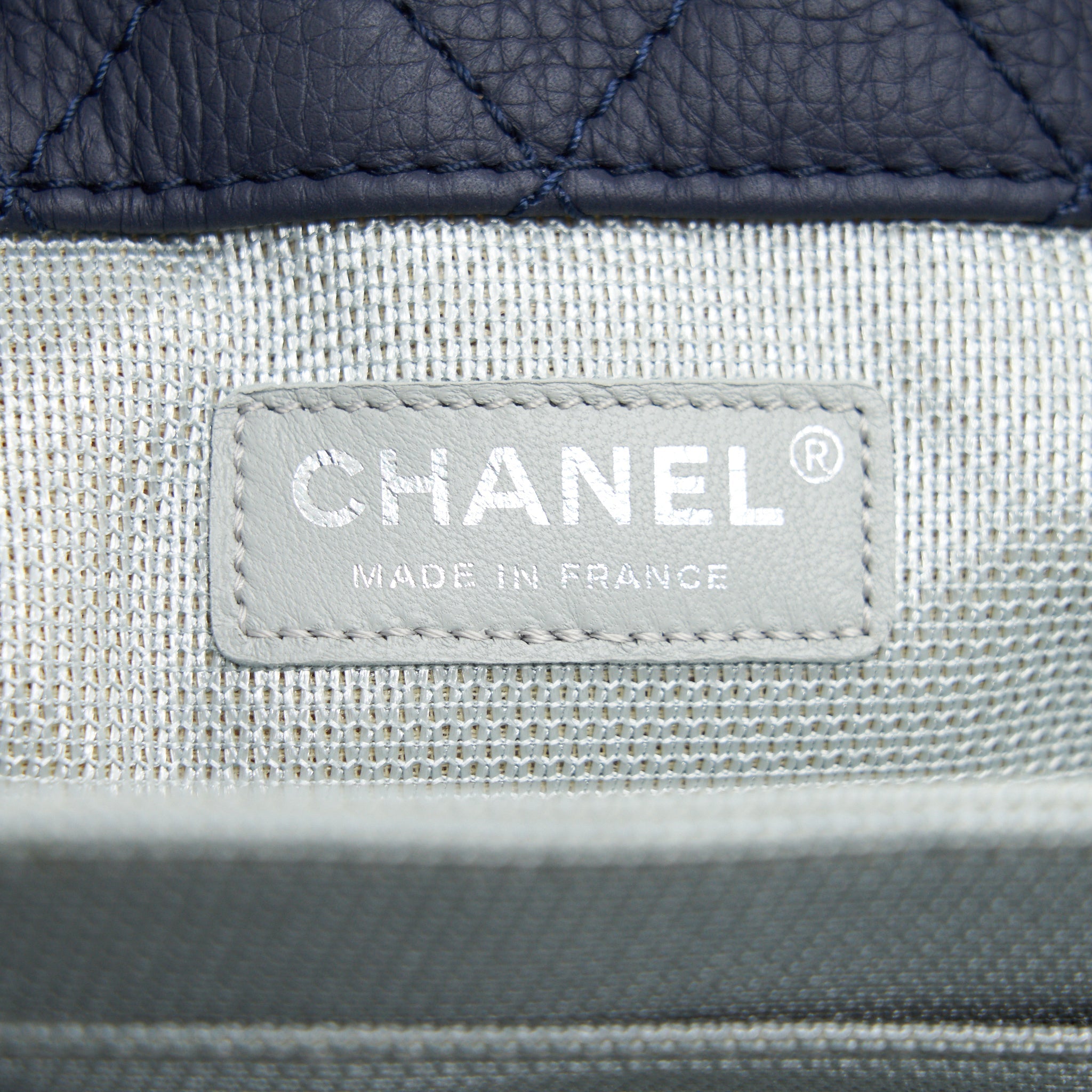 CHANEL XXL AIRLINE CLASSIC FLAP BAG IN NAVY SHW